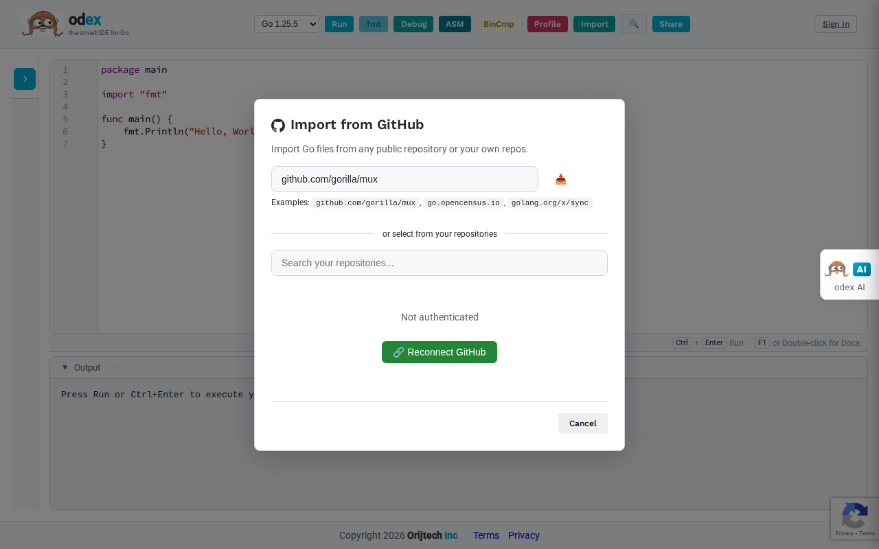 Multi-file GitHub Import