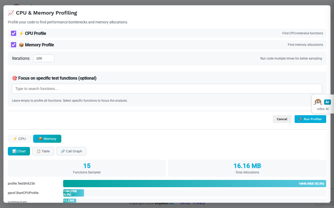 Memory allocation profiling